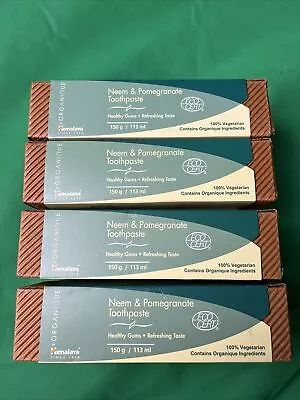 £19.99 • Buy 8 X Himalaya Neem And Pomegranate Organic Toothpaste - 150g Pack Of 8. Ex May 23