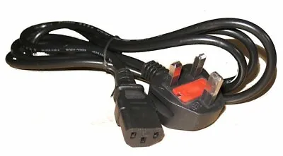 Bulk Pack Of 3 Pieces. IEC Kettle Lead 3 Pin UK Plug / PC Monitor C13 Cord 1m  • £10