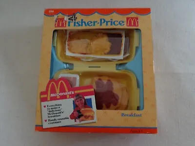 Fisher-Price McDonalds Breakfast Fun With Food #2164 ~ Vintage 1988 New In Box • $142