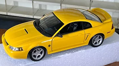 Diecast 1/18 Loose 1999 Maisto Special Edition Ford Mustang GT Coupe Yellow • $24.99