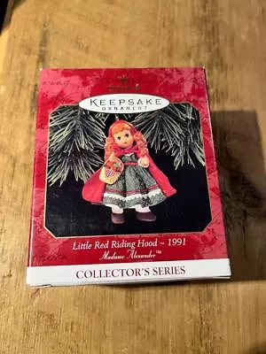 Hallmark Keepsake Ornament Little Red Riding Hood Madame Alexander 1991 Doll • $6.95