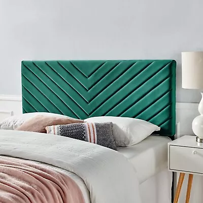 Modway Angular Channel Tufted Performance Velvet Full / Queen Headboard • $124.71