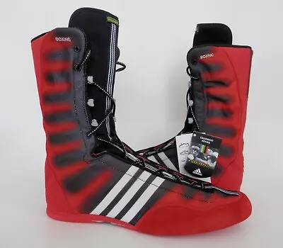 Adidas VinTage EQUIPMENT 2000 BOXING Shoe EQT Box Hi Boot Trainers Hog Men Sz 16 • $478.69