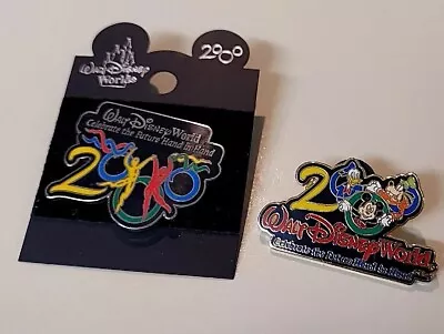  DISNEY🎉2000 Millennium WDW Celebrate Ribbon Dancers & Mickey Friends Pin Lot • $9.95