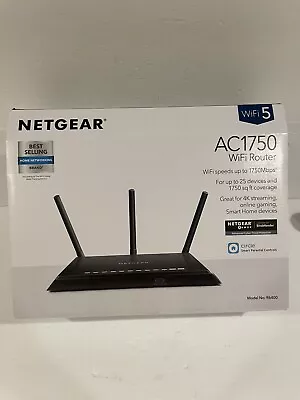 Netgear AC1750 R6400-100NAS 1300 Mbps 4-Port Gigabit Wireless AC Router • $28.99