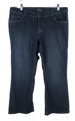 Vanity Jeans Boot Cut Dark Wash Women's Size 33 X 29 • $14.99