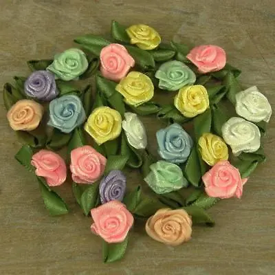 £2.50 • Buy Pretty Rosebuds Roses Wedding Card Embellishments Rose Buds 25 100 500