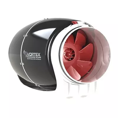 Vortex Powerfan Energy-Efficient Quiet S-Line Inline Ventilation Fan (Open Box) • $139.35