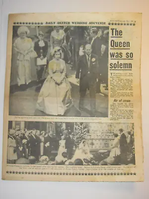 Partial Daily Sketch May 7 1960 Princess Margaret Wedding Wolves Blackburn Final • £3.49