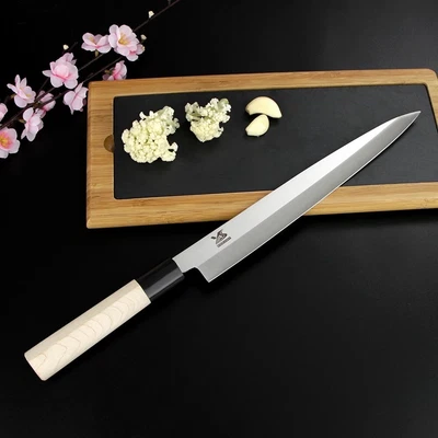 $34.99 • Buy OSAKA Japanese Yanagiba Kitchen Knife Wooden Handle Sushi Sashimi Knives 8IN
