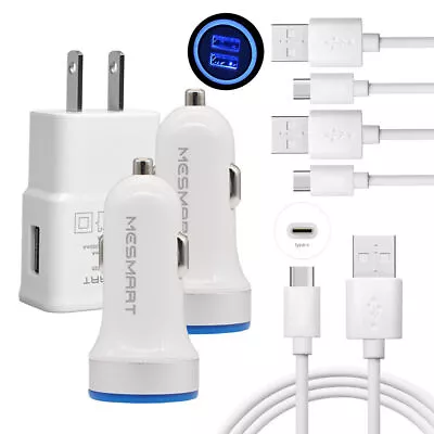 Wall Car Charger Plug Phone USB-C Cable For Motorola Moto G Stylus/Play/Pure 5G • $12.99