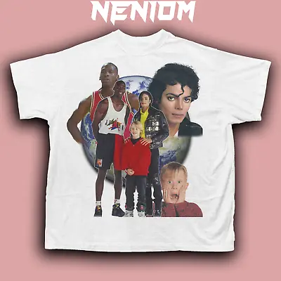 Michael Jordan Michael Jackson Macaulay Culkin Vintage Inspired Shirt Fashion • $25