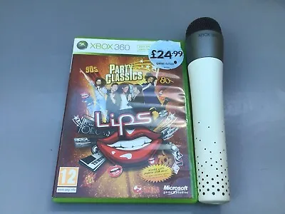 Lips Wireless Microphone Xbox 360 + Lips Party Classics • £10.99