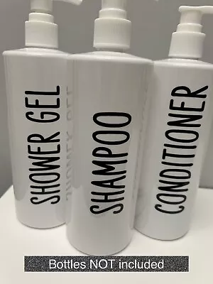 £1.25 • Buy Bathroom Vinyl Decal For Pump Dispenser Bottles HINCH  LABELS