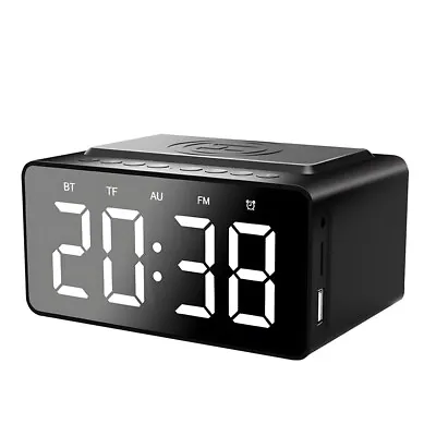 $37.95 • Buy Alarm Clock, Wireless Bluetooth Speaker & Charger, 3-in-1!!