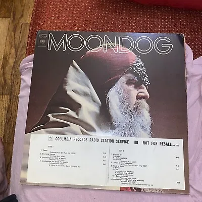 Moondog(2)-moondog First Pressing Promo Gatefold Cover • $100