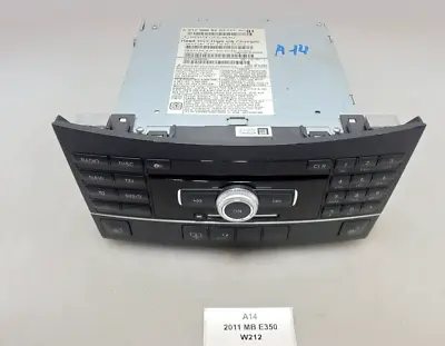 ✅ 10-14 OEM Mercedes W212 E350 E550 E63 Command Head Unit CD Changer Radio • $199.95