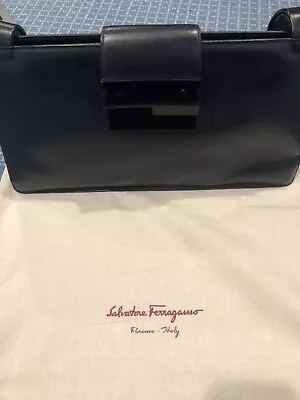 EUC Vintage Ferragamo Black Handbag • $109.99