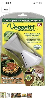 Veggetti Spiral Vegetable Cutter Stainless Steel Blade Just Twist New Sealed • $8.99