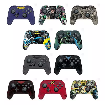 Batman Dc Comics Logos And Comic Book Vinyl Skin Nintendo Switch Pro Controller • $27.45