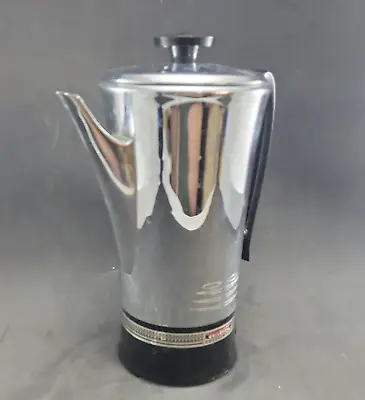 Vintage Universal Coffeematic Flair-Flo 4530 Percolator Chrome On Solid Copper • $21.95