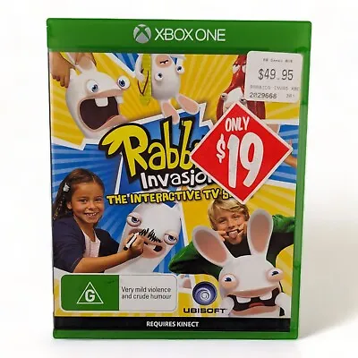 Rabbids Invasion The Interactive TV Show - Xbox One Kinect Game • $13.99