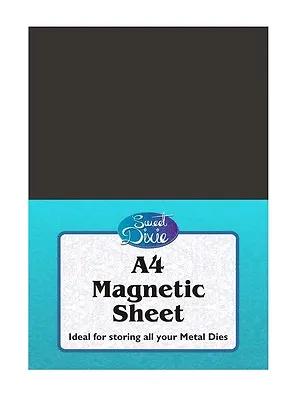 A4 Magnetic Sheet For Storing Metal Dies Die Cutting Sweet Dixie Flexible Magnet • £3.75