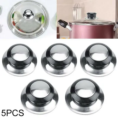 5Pcs Pan Lid Handle Replacement Cookware Pot Saucepan Hand Grip Knobs Kitchen UK • £6.79