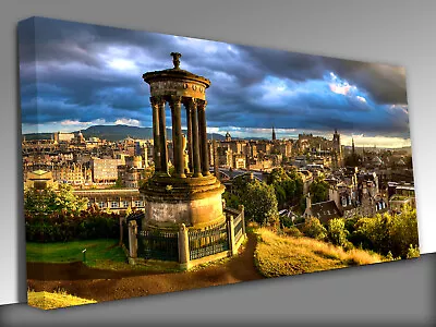 Edinburgh Panoramic Canvas Wall Art Picture Print • £21.99