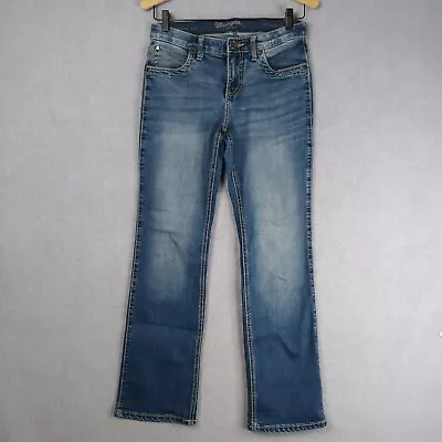 Wrangler Q Baby Ultimate Riding Jeans WRQ20NR Size 5/6 X 32 Blue Denim Jeans • $49.95