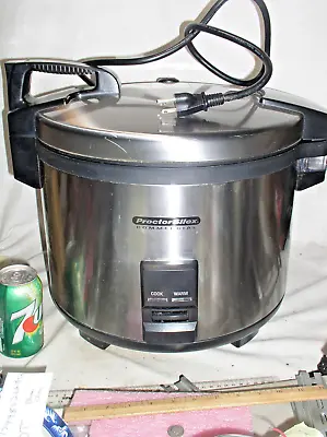 CLEAN TESTED Hamilton Beach Proctor Silex Commercial Rice Cooker Maker 60 Cups • $199