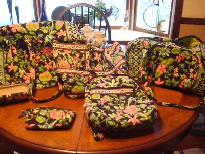 Vera Bradley 6 PIECE  Weekender  Traveler Set • $160