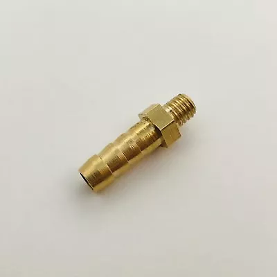 Metric Fitting M5 M5X0.75 M5X0.8 Male & Barb Hose ID 3/16”  5mm Brass Adapter • $9.98