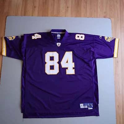 Vtg Randy Moss 84 Minnesota Vikings NFL Football Reebok Jersey Mens Size 4xl • $45