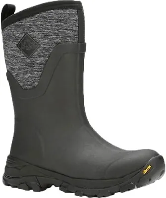 Muck Boot Women's Arctic Ice Arctic Grip Mid Black/Heather Jersey US 9 EU 41 • $89.99