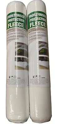 2 X Frost Insect Protection Sheet Roll Garden Plant Fleece Cloth Cover Blanket • £9.99