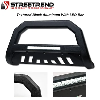 For 2005/2006-2010 Hummer H3 Textured Blk AVT Aluminum LED Bull Bar Bumper Guard • $279