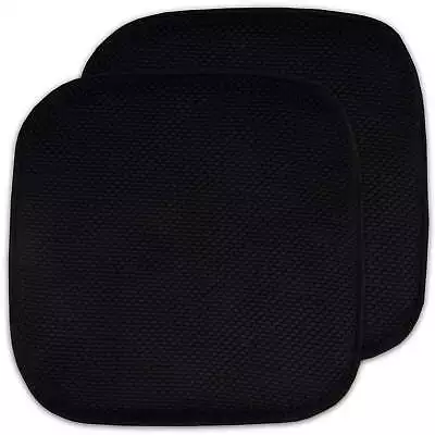 Memory Foam Honeycomb Non-Slip Back 16  X 16  Chair Cushion Pad 2 Pack • $23.37