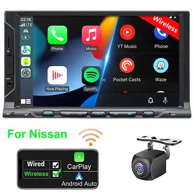 Car Stereo Radio CarPlay Bluetooth 7  Head Unit For Nissan Navara D40 2007-2016 • $149.95