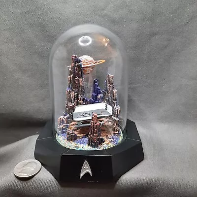 $16 • Buy FRANKLIN MINT STAR TREK Miniature Sculpture  Galileo II Shuttlecraft  Glass Dome