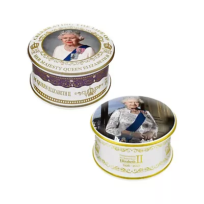 Queen Elizabeth II 1926-2022 Commemorative Celebration Jewellery Trinket Box • £9.99