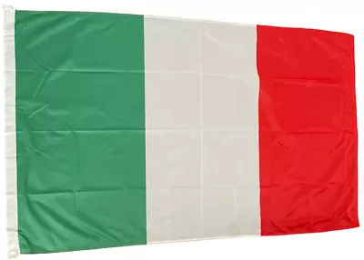Italy Flag Large Heavier Duty Knitted Polyester Flag D Clip • $24.95