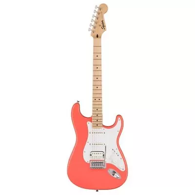 Fender Squier Sonic Stratocaster HSS 6-String Tahitian Coral Electric Guitar • $199.99