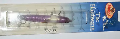 Older Mann's Bass Lure The Hardworm 3.5  Sinker Purple Glitter • $12.95