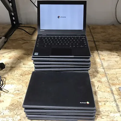 Lot Of 10! Lenovo 100e 81ER Chromebook 11.6  32GB 4GB Intel Celeron N 1.1GHz • $199.99