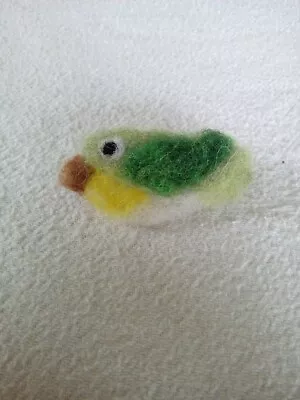 Needle Felted Bird Brooch Textile Art Wool Nature Gift Wool Jewellery • £7.95