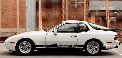 Negative Stripe Custom Side Decals For Porsche 1982-1991 944 S Carrera GT Turbo • $60