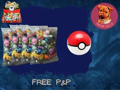 £6.99 • Buy 24Pc Pokemon Action Figures Toys Kids Birthday Party Cake Decoration + Pokeball