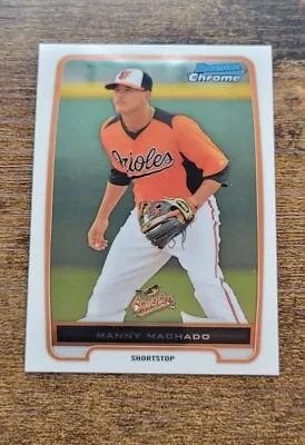 2012 Bowman Chrome Prospects BCP217 Manny Machado RC Orioles Padres Rookie Card • $4.59