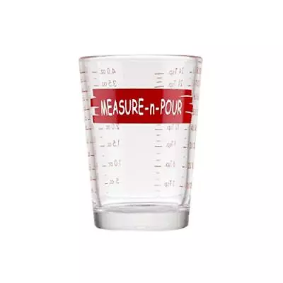 Tablecraft H1433T Measuring Cup Measure-N-Pour 4 Oz Clear • $8.61